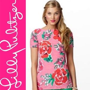 LILLY PULITZER Lana Floral Top